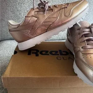 Reebok | Shoes | Reebok Classic Leather Melted Metal Pearl Metallic ...